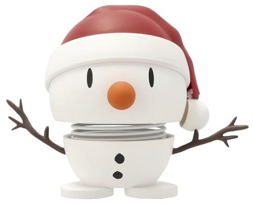 Hoptimist Soft Santa Bonhomme de neige Hoptimist 8,2 x 6,2 x 6,9 cm S Blanc