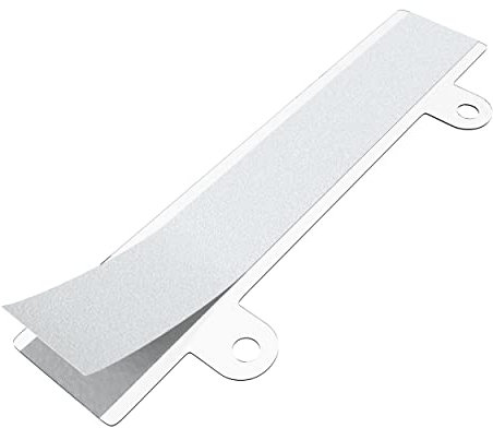 KLEBASTO Abheftstreifen selbstklebend | ungeschlitzt | Heftstreifen zum kleben | Abheftvorrichtung selbstklebend für Mappen, Ordner, Hefte und Akten (10, Transparent)