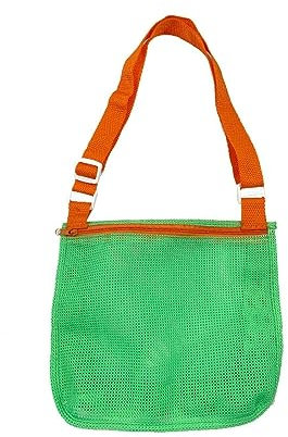 Sac à jouets en maille Jouet de plage sac en maille enfants sac de rangement coquille jouet de plage sac de coquillage sac de piscine en maille sable jouets accessoires de natation for garçons et fill