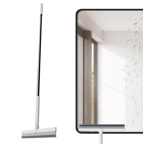 Escoba mágica multifunción, herramienta de barrido de pelo, escoba de limpieza de suelos de casa con cabezal giratorio de 180 grados, limpiador doméstico para baño, ventana, cocina