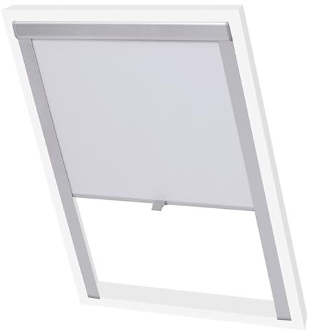Myheimly Verdunkelungsrollo Verdunkelung Dachrollo Dachfensterrollo Dachfenster verdunkelungsrollo Weiß,sk08