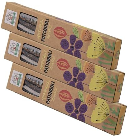 NKlaus Räucherstäbchen zum Räuchern 90g; 30g 3X Patchouli Masala, 3 Stück | für Räuchern; für Meditation