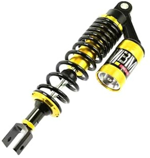 Amortissement Suspension Pour Suzuki Scooter ATV Quad Universel 320mm Moto Amortisseurs Pneumatiques Arrière Suspension Arrière(320mm Gold)
