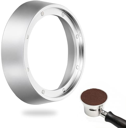 Kaffedoseringsring 58 mm, magnetisk doseringstratt, espresso, tratt, kaffemaskin, reservtratt, kaffedoseringsring för reservtratt portafilter tillbehör, kaffepulver exakt påfyllning för barista hem