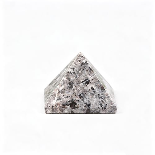 Naturlig kristallpyramid – 5 cm läkande ädelstensstaty | Handskuren polerad obelisk för skrivbord, hemmakontor, vardagsrumsinredning | Reiki- och Feng Shui-energisten