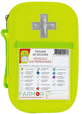 Farmor TRO2172FLJ - Estuche de primeros auxilios para lautomobile 2/4 personas (1 unidad)