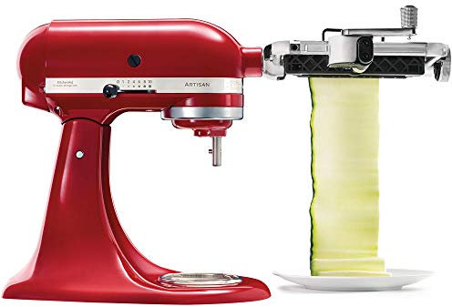 KitchenAid KSMSCA Eléctrico Rojo rebanadora - Cortafiambres (Rojo)