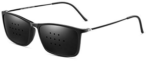 CFYP Glasses Myopia Improvement Astigmatism 11 Holes Reading Pinhole Glasses Prevent Myopia Fatigue Reduce Eye Fatigue and Restoration of Vision