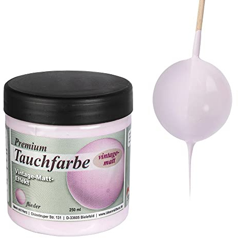 Ideen mit Herz Premium-Tauchfarbe mit Vintage-Matt-Effekt | 250 ml (flieder)