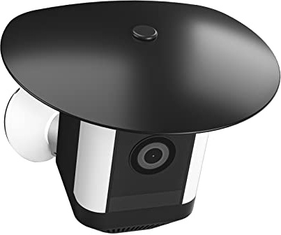 HOLACA Cover Compatible with Rin-g Spotlight Cam Plus (Camera NOT Included), Sun Rain Shade Plastic Camera Cover, Black