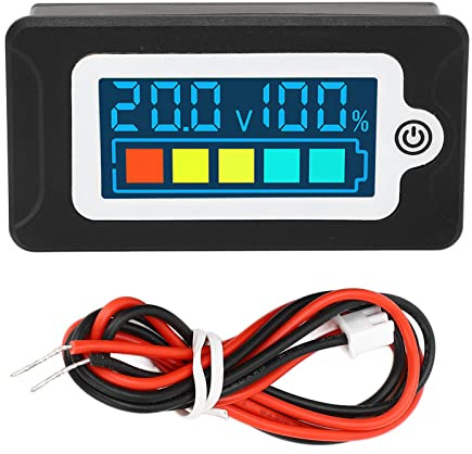 Lithium-Batterie-Prozentmesser, Batteriespannungs-Prozent-Tester, LCD-Display, Ternärer Lithium-Restbatterie-Detektor-Monitor für Elektronisches Heimwerken