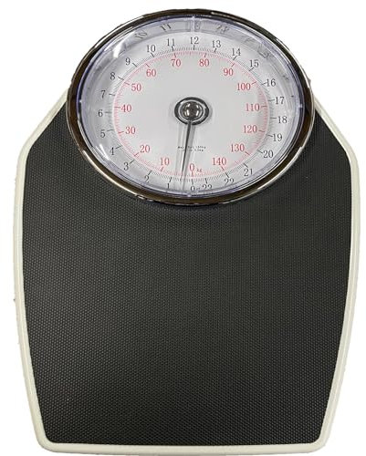 Mechanical Body Weight Scales KG/ST/LB Doctor style Bathroom Scales Large Easy to Read Rotating Dial Stones Kilograms Pounds