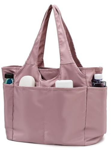 CCAIPU Tasche Damen Shopper große Wasserdicht Handtasche Schultertasche mit Reißverschluss Shopping Beuteltasche Tote Bag für Reisen Yoga Sport täglich