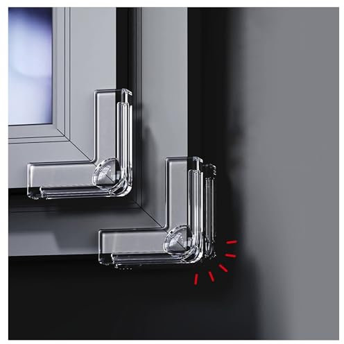 POVVFRTY Airbag Window Anti-Collision Corner Protector Sharp Corner Table Cabinet Glass Coffee Table Range Hood Child Safety Protection Sticker/2522