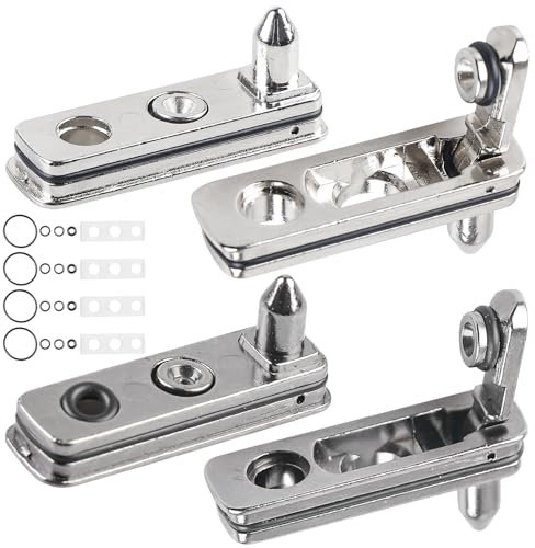 4 Stück Feuerzeug Zubehör für Feuersteine, Ersatz Reparaturteil Paket für Zippo, Metall Mit Baumwollfilzpad (Silber+Schwarz)