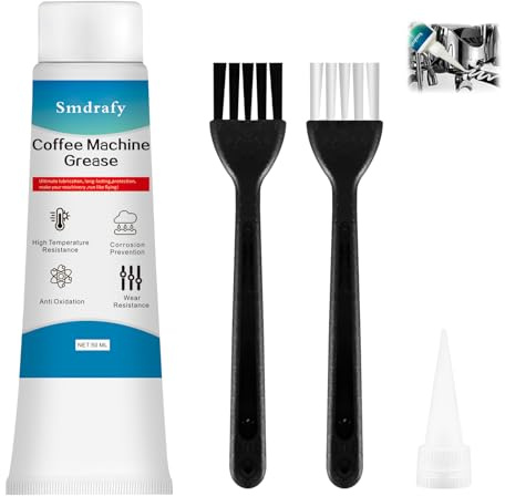 Silicone Grease,50ml Grasso al Silicone,Grasso Alimentare pe Macchina Caffe | Grasso Siliconico Sigillante, Multipurpose Grease per Macchine da Caffè, O-Ring , Guarnizioni, Faucets