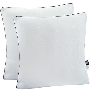 Makimoo Kopfkissen 2er Set (50 x 50 cm), Kissen für Bett und Dekokissen, Polyester Innenkissen Füllkissen for Sofakissen Zierkissen, Mikrofasern, super weich Kissen