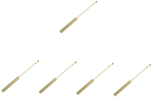 SEWACC 5 Stück Pendeluhr Ersatzteil Metallpendel für Wanduhren DIY Pendelmechanismus für Uhrmacher Installieren für Reparaturen und Selbstgemachte Uhren