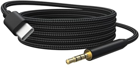 Replacement USB C to 2.5mm Audio Cable Headphone Extension Cord Aux Wire Compatible with Bose 700 QuietComfort QC45 QC35II QC35 QC25 OE2 OE2i SoundTrue Soundlink Headphones to iPhone 15/16/Plus/Pro