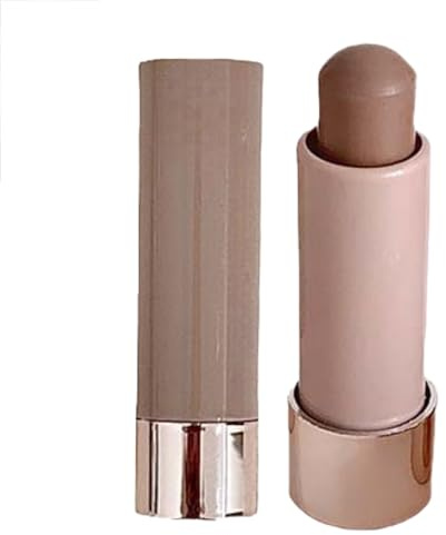 Cool Toned Contour Stick-Creamy Blendable Bronzer for Face Sculpting,Waterproof & Long-Lasting Smooth Finish,Unique Design for Effortless Shaping,Perfect for a Flawless, Defined Look(02 Neutral Grey)