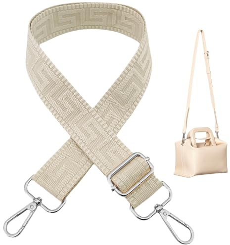 YAOYYG Correa Bolso Bandolera, Correas Para Bolsos Ajustable (Beige)