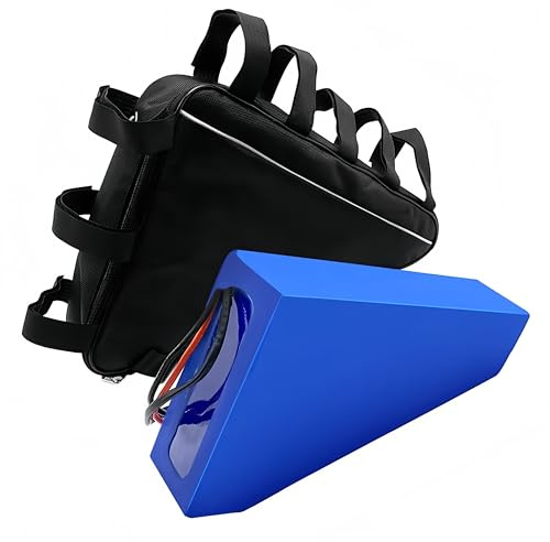 CHAOZHU Batería de Litio triángulo 72V, Capacidad 26AH, Compatible con Motor de 3000W, con Cargador 6A