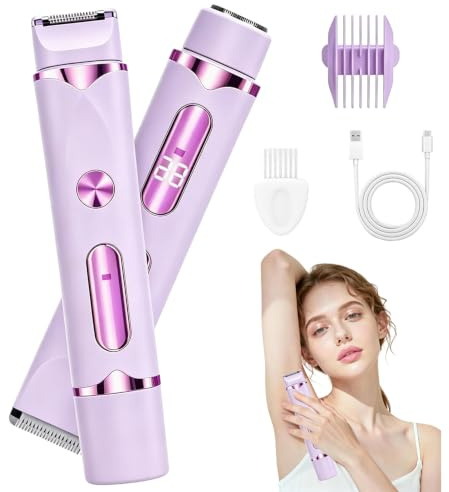Afeitadora Eléctrica para Mujer, 2026 Rasuradora Mujer Zona Intima, Profesional Afeitadora Mujer, Indoloro Maquina Depilar Mujer, Recargable Rasuradora Mujer, Impermeable IPX7, para pierna，C9