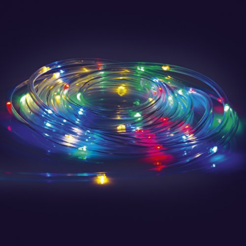 EASYmaxx LED-Lichtschlauch 5 m - Batteriebetrieben - transparent