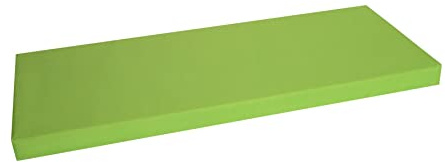 Roseley Waterproof Garden Bench Cushion Outdoor Swing Seating Pad Thick Foam & Washable Cover [3 Seater, Lime], Lime Green, 143 x 52 x 6cm