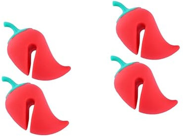 BESTonZON 4pcs Silicone Lid Lifter Stove Cover Steam Releaser for Pans Frying Pan Lid Holder