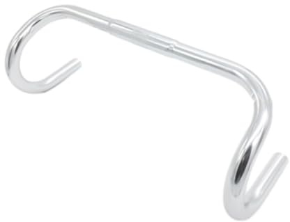 wueiooskj Förbättrad prestanda Landsvägscykel Svalformat styre av aluminiumlegering med fint utförande Cykelsvalsstyre, silver