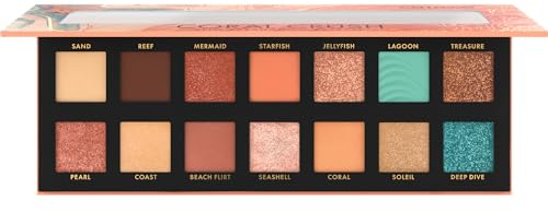 Catrice Paleta de sombras de ojos Coral Crush Slim Eyeshadow Palette, n.º 030, multicolor, 14 colores, larga duración, vegana, sin micropartículas de plástico, sin nanopartículas, sin perfume, 1