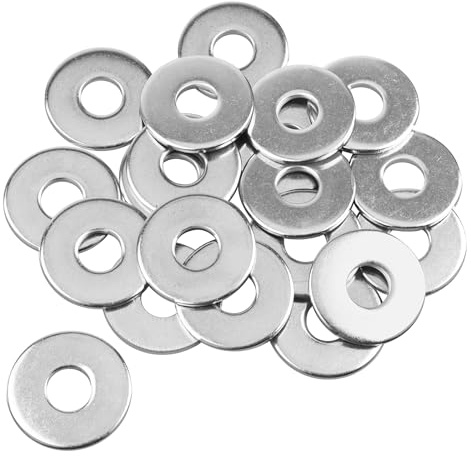 Caianwin M10 Unterlegscheiben 20Stück, M10 x 30mm Große Unterlegscheibe Beilagscheiben Edelstahl Karosseriescheiben Metallscheiben U Scheiben für Schrauben Muttern &Gewindestangen