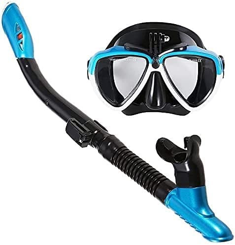 ZGYOZMNG Taucherbrille, Schnorcheln, Tauchmasken, Schnorchel-Set, Anti-Beschlag, Schwimmen, Tauchen mit trockenem Schnorchelrohr, Anti-Beschlag-Tauchen für Männer und Frauen