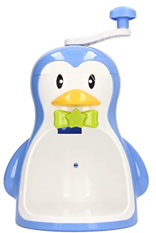Tritaghiaccio Manuale a Forma di Portatile, Creatore di Cono di in ABS Blu per Ufficio da Giardino