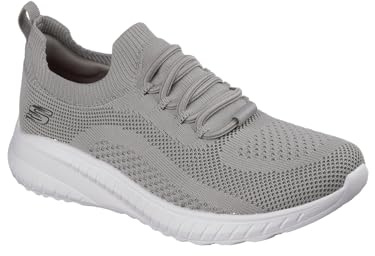 Skechers Squad Chaos SR - Scarpa per Servizio Medico, da Donna, Tessuto Tortora, 38 EU