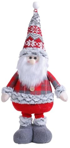 Jul Snögubbe Doll-tacksägande Snögubbe Figur Plysch Leksak Docka, Multifunktionens Juldekoration Utmärkt Handgjorda Claus-renier- Doll För Stabilt Långben