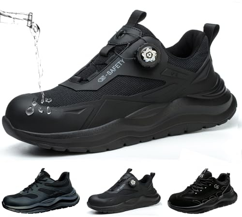 ZEPYFXIT Chaussures de Sécurité Hommes Femmes Chaussures de Travail Basket Sécurité avec Protection/Léger Imperméable et Antidérapant