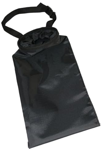KMGDM Bolsa de basura ajustable con gancho para coche con tela de poliéster a prueba de fugas para almacenamiento en el respaldo del asiento del vehículo y montaje en puerta