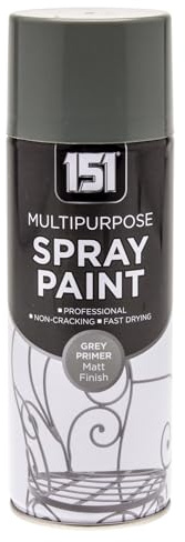 151 Spray Paint, Grey Primer, 400Ml