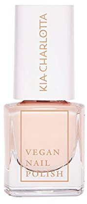 Kia-Charlotta 100%Veganer Nagellack Believe (Transparentes Pink), 15 Free Tierleidfrei & Made in Germany|Schadstoffarm&bis zu 87% Natürlich|Langanhaltend&Volldeckender Nagellack Schnelltrocknend, 5ml