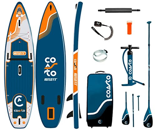 Coasto Nautilus 11.8 SUP Board Stand Up Paddle Surf-Board aufblasbar Paddel ISUP 355x86cm