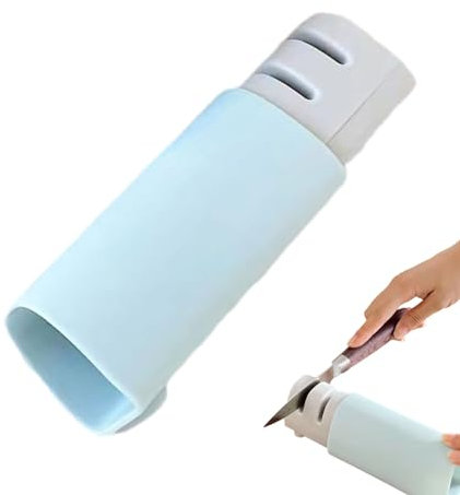 Household Cutters Sharpener | Two-Stage Retractable Cutter Sharpener with V Shape | Utility Gadgets for Boning Slicer, Vegetable Slicer, Chef Cutter, Retorno