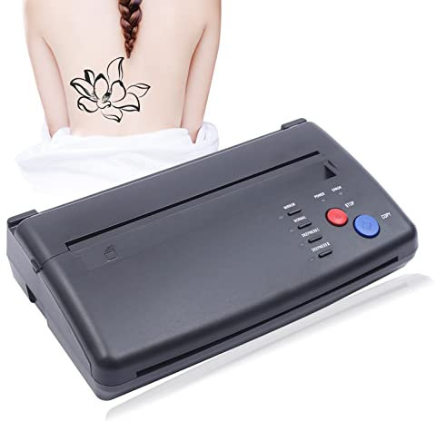 5-35℃ Tattoo Transfermaschine YUNRUX Wiederverwendbar A4 Tattoo Stencil Drucker tragbarer Thermodrucker Stencil Maschine Tattoo Thermal Stencil Kopierer Tattoo Thermokopierer für Temporäre Tattoos