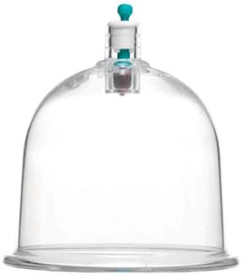 100x Schröpfgläser aus hochwertigem Kunststoff, Cupping Cups, Hijama Cupping, Hacamat Kupası (Blau, 7cm)