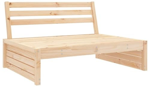 Kangmusi Garten-Mittelsofa 120x80 cm Massivholz Kiefer, kangmusi825744