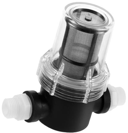 Homoyoyo Edelstahl Wasserfilter 80 Mesh Inline Sieb Wasserpumpensieb Gartenschlauchfilter Für Hochdruckreiniger Und Gartenwasser Anwendung