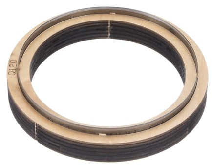Sourcing Map Leather Die Cutter 4.7 Dia, Stainless Steel & Wood, Craft Tool, Round Circle Template for DIY Leather Crafts Making