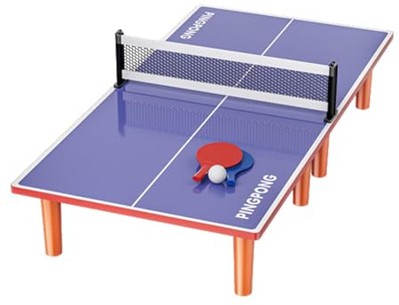 Tavolo da Pong, Tavolo da Pong | Tavolo da Pong Pieghevole con 2 Racchette 1 Palla | Tavolo da Pong stabile e resistente alle intemperie, per adulti, sale giochi, appartamenti, uffici