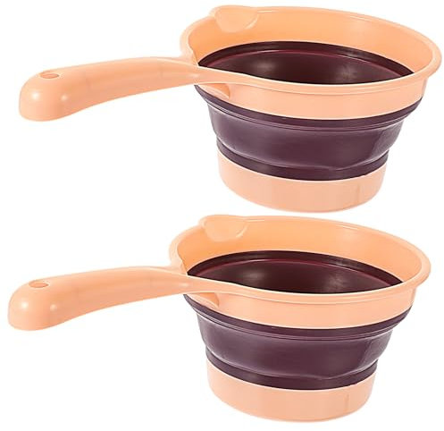Cabilock 2 Piezas Cuchara Plegable Para Agua De Cocina Cucharón Plegable De Para Uso Diario Cucharón Para Agua Cucharon Versátil Para Cocina